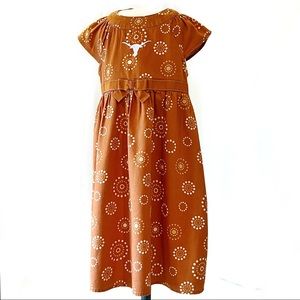Girls Texas Longhorn tailgating dress size 6x